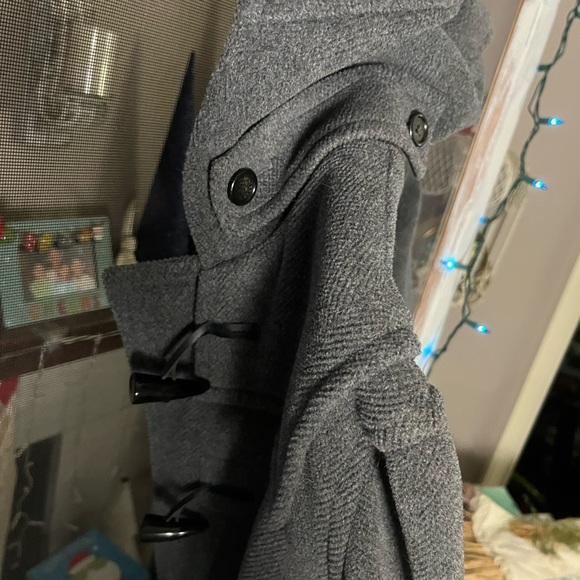 Burberry Toggle Grey Wool Coat - Picture 13 of 15